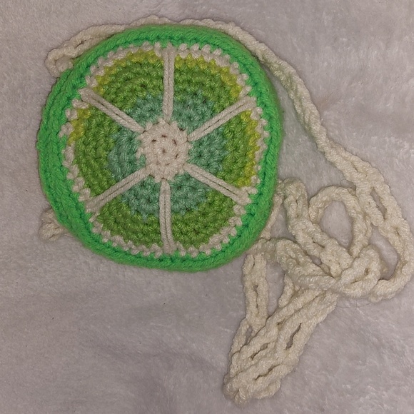 SM Lime Reversable Rainbow Shopping Bag - Picture 1 of 6